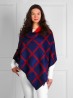 Trendy Plaid Reversible Scarf/Cape
